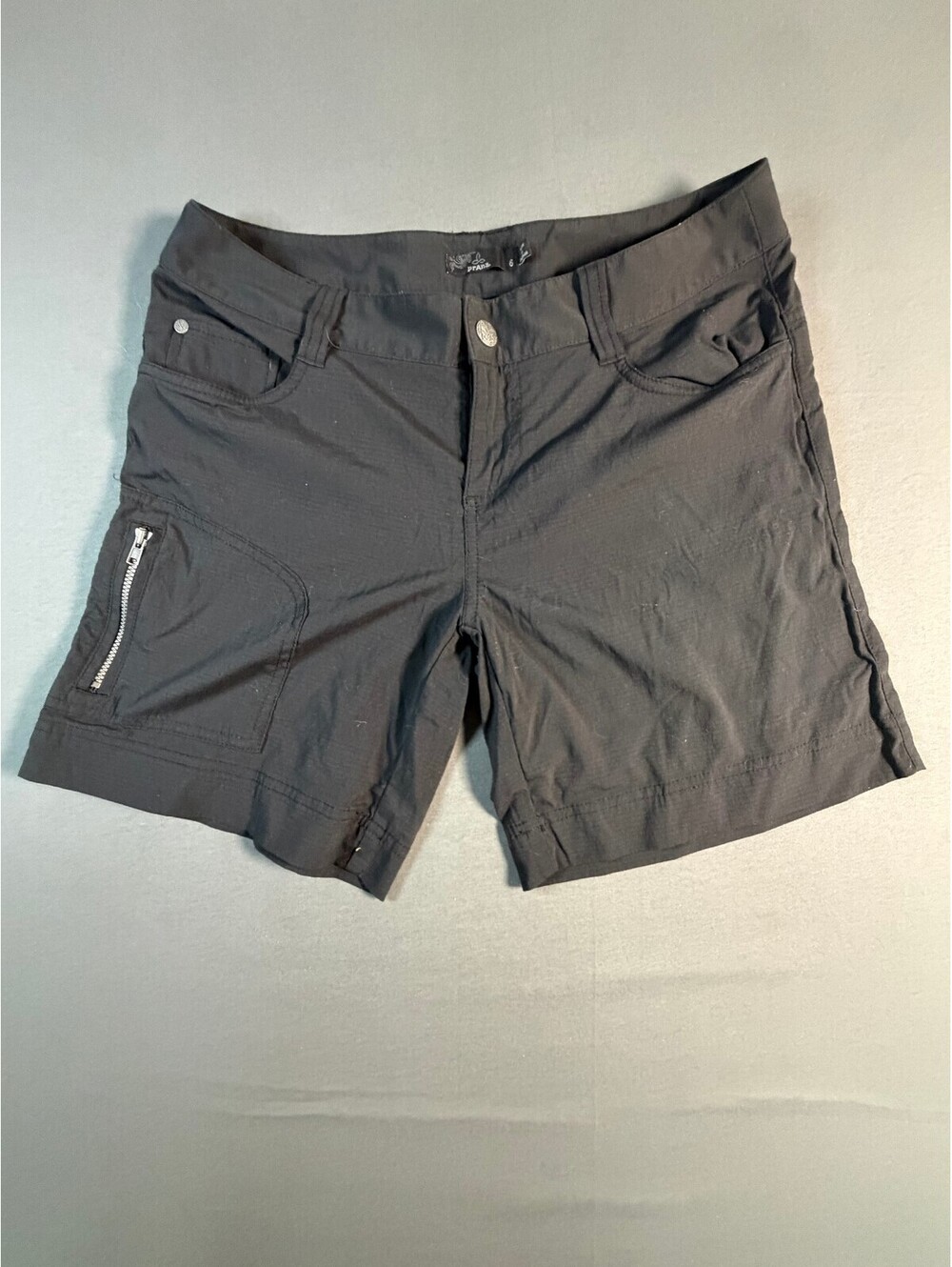 prAna Black Cargo Style Shorts Size 6